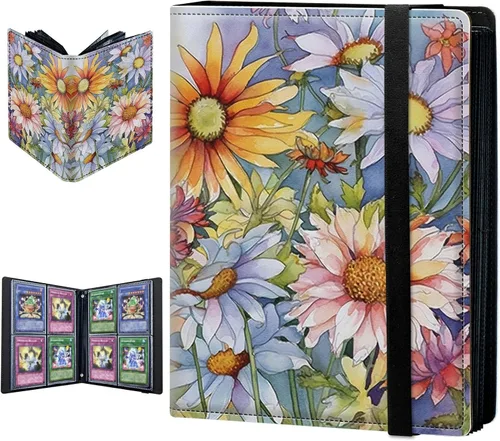 Vista 12 de Carpeta para tarjetas intercambiables, 4 bolsillos para tarjetas intercambiables, 160 bolsillos de doble cara, funda para tarjetas de tamaño Mujeres
