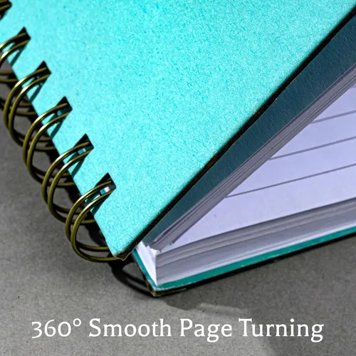 Vista 9 de Yoment Cuaderno de espiral con pestañas de 8 x 10 pulgadas, cuaderno de espiral de tapa dura con divisor de 5 asignaturas, cuaderno de espiral