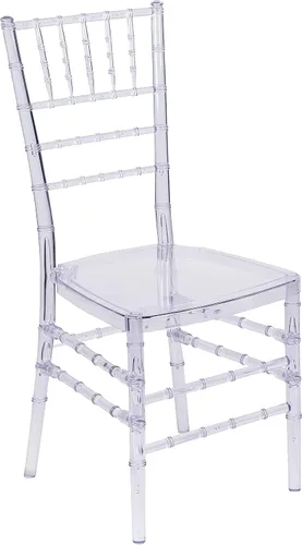 Vista 12 de Flash Furniture Flash Elegance - Silla Chiavari apilable de cristal