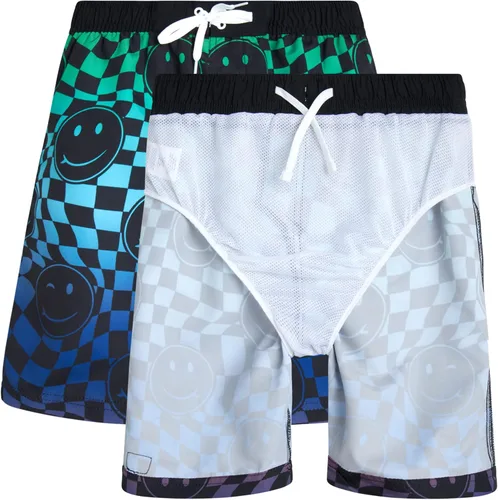 Vista 6 de Big Chill Conjunto de natación para niños Conjunto de natación para niños UPF 50+ Rash Guard manga larga camiseta de natación corto traje de baño