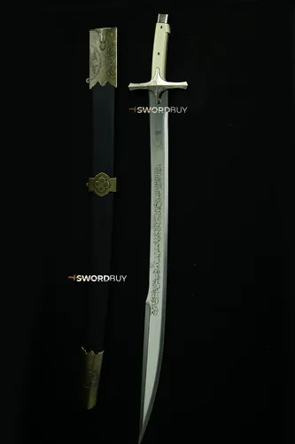 Vista 3 de Espada otomana/Espada Mehmed el conquistador/Espada hecha a mano