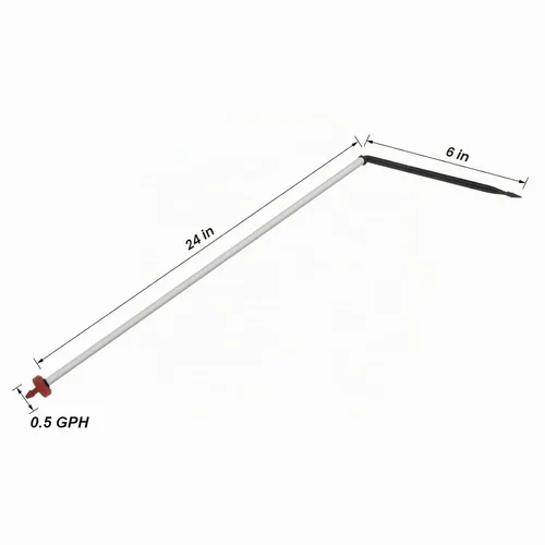 Vista 2 de Netafim - Conjunto de estaca de gotero de riego automático, 0.5 GPH, paquete de 25 (24 pulgadas)