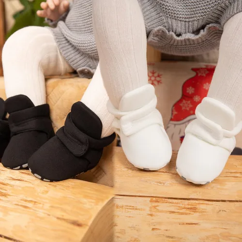Vista 10 de Sawimlgy - Botines de algodón antideslizantes para recién nacido, con agarre, para cuna o para el invierno
