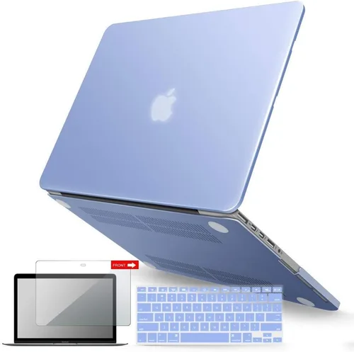 Vista 22 de IBENZER Compatible con MacBook Pro de 13 pulgadas 2015 2014 2013 finales 2012 A1502 A1425, carcasa rígida y cubierta de teclado y protector