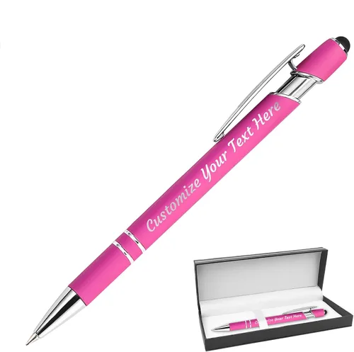 Vista 38 de 12 bolígrafos personalizados a granel, bolígrafos personalizados con grabado personalizado con nombre o texto, regalo ideal de aniversario