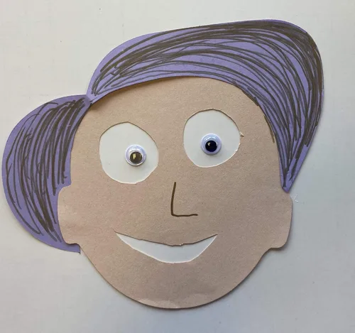 Vista 4 de 31 piezas de recortes creativos de cara multicultural de 5.5 pulgadas para unidad en el aula, muñecas de papel de bricolaje