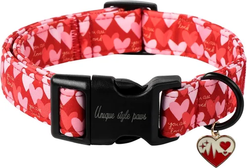 Vista 61 de Unique style paws Collar de perro con hebilla de plástico con colgante, collar de cachorro para primavera y verano, traje de baño para fiesta