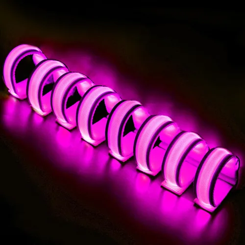 Vista 13 de FANL 8/12/24 PIEZAS Pulseras Brillantes, Pulseras LED para Niños y Adultos, Suministros de Fiesta que Brillan en la Oscuridad para Festival