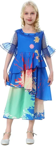 Vista 7 de ToBunm Isabela Costume for Girls Dress Outfit Cosplay Princess Tutu Dress Up for Halloween