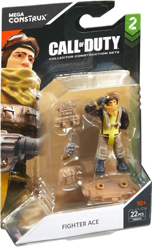 Vista 9 de Mega Construx Call of Duty WW2 Pilot Building Set (1 pieza)
