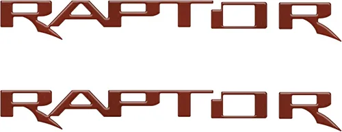 Vista 21 de Insertos de emblema para capó - Compatible con Ford F-150/Bronco Raptor 2021-2026