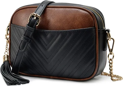 Vista 27 de lola mae Bolso bandolera acolchado, bolso de hombro de diseño moderno Shoulder Purse