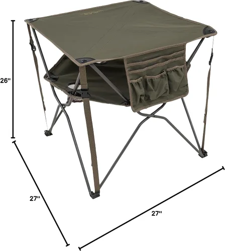 Vista 2 de ALPS Mountaineering Eclipse - Mesa de camping y juego portátil, compacta con bolsa de transporte