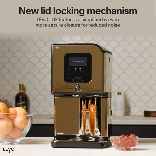 Vista 7 de LEVO Lux - Máquina de infusión de aceite de hierbas de primera calidad, extractor botánico, secador de hierbas, descarboxilador e infusor de aceite