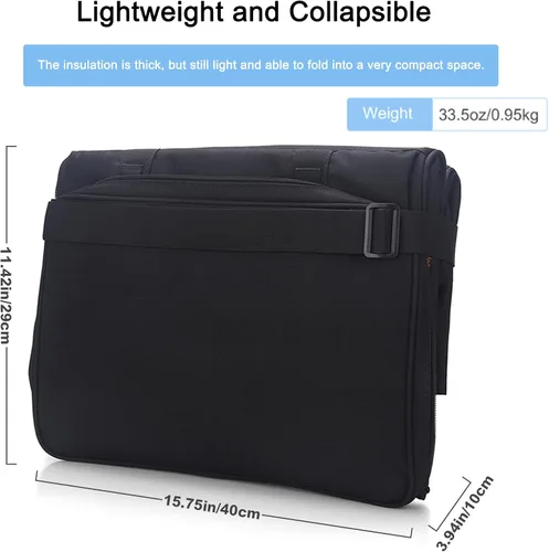 Vista 6 de Bolsa de enfriamiento YOUNGOA 48 latas, aislada, a prueba de fugas, enfriador suave grande plegable portátil para viajes, bolsas de enfriamiento