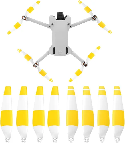 Vista 12 de Mini 3 4 Pro Hélices de bajo ruido para DJI Mini 4 Pro/Mini 3 Pro Cámara Drone Control remoto RC Quadcopter liberación rápida 6030F cuchillas