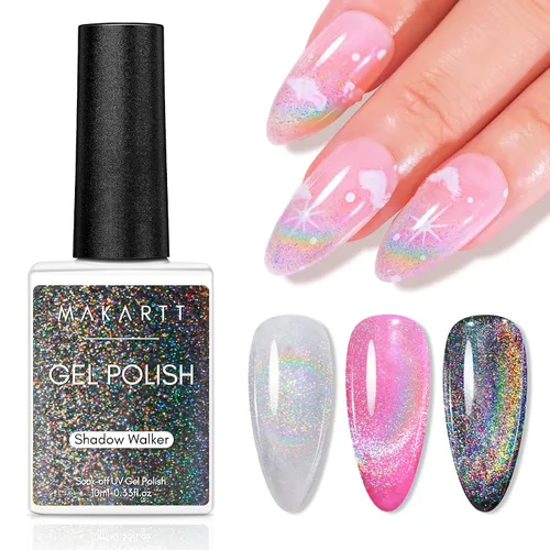 Vista 12 de Makartt - Esmalte de uñas en gel blanco de 15ml, gel Soak Off Blanc para luz UV LED, arte de uñas DIY, diseños de manicura, uso en salón y en casa
