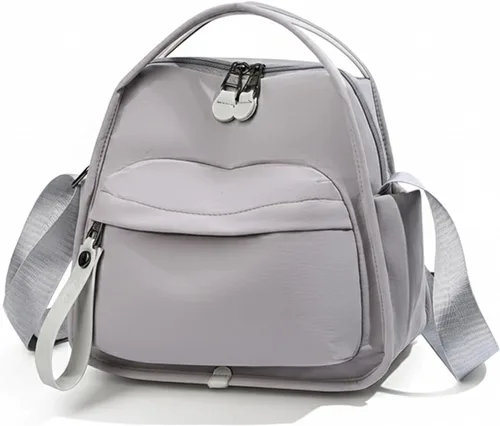 Vista 9 de Bolso cruzado de nailon para mujer, estilo casual, ligero, suave, con asa superior