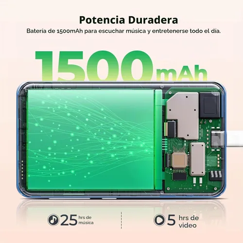 Vista 7 de Innioasis Reproductor de MP3 G3 con Bluetooth y WiFi, reproductor de 160G Azul