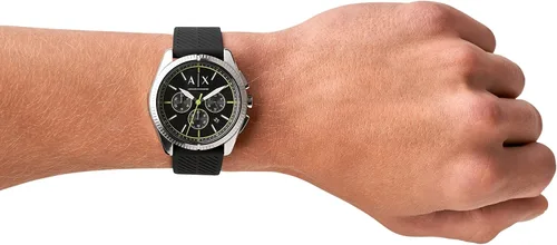 Vista 4 de Armani Exchange - Reloj cronógrafo de acero inoxidable para hombre