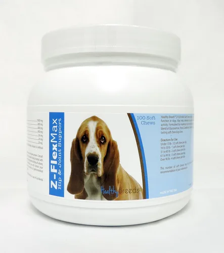 Vista 19 de Healthy Breeds Afghan Hound Z-Flex Max - Masticables suaves para cadera y articulaciones, 100