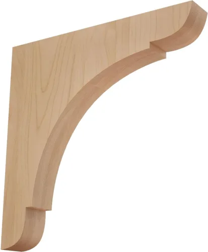 Vista 29 de Ekena Millwork - Soporte de madera Madera de caucho.