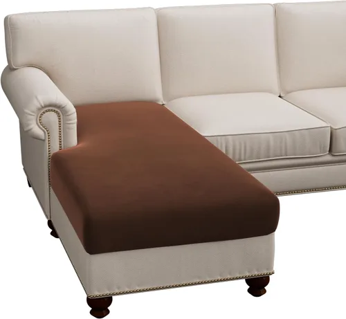 Vista 13 de H.VERSAILTEX Fundas de cojín de vellón para sofá, fundas elásticas para sillas de sala de estar, fundas de sofá modular, tela cómoda y duradera