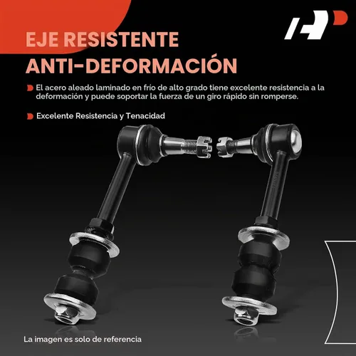 Vista 4 de A-Premium 2 x Enlace de Barra Antivuelco Delantera, Enlace de Barra Estabilizadora, Compatible con Dodge Ram 1500 2000-2001, Ram 2500 2000-2002, Ram
