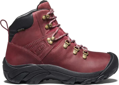 Vista 2 de KEEN Botas de senderismo impermeables de altura media para mujer, modelo Pyrenees