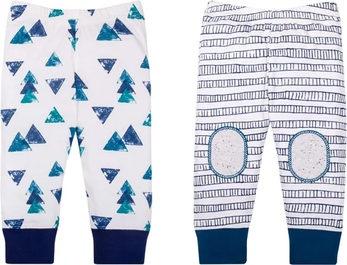 Vista 7 de Lamaze Organic Baby Pantalones deportivos de meter para bebé niño Gris claro/oscuro.