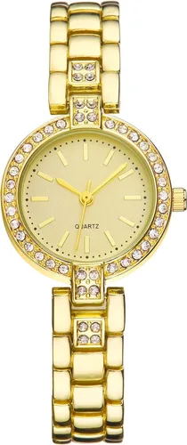 Vista 14 de IBSO Relojes de mujer Relojes de pulsera de cuarzo para mujer, reloj de pulsera impermeable Relogio Feminino 0015 oro