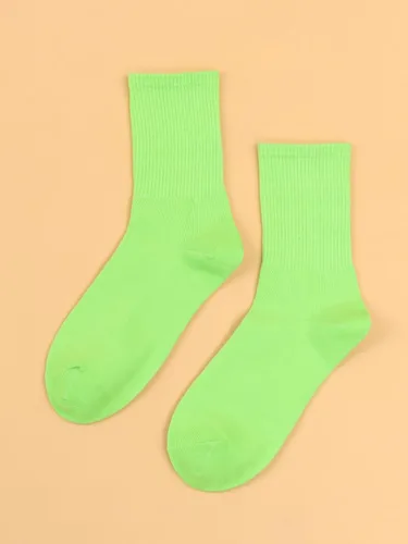 Vista 5 de SHENHE Calcetines deportivos acolchados de punto acanalado para mujer