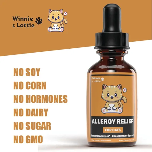 Vista 6 de Alivio natural de la alergia para gatos Apoya la alergia y el alivio de la picazón para gatos Alergia a los gatos Alivio de la picazón