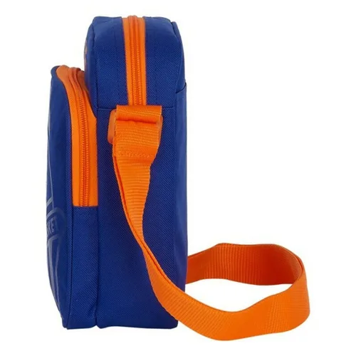 Vista 4 de Bandolera Valencia Basket M672 Azul Naranja 16 x 22 x 6 cm