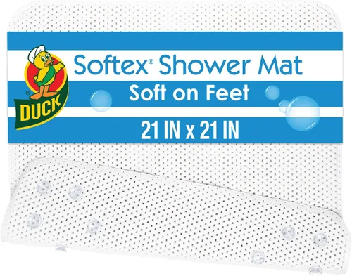 Vista 11 de Duck Brand 393477 Softex Tapete para baño 17 pulgadas x 36 pulgadas, 442097 Topo