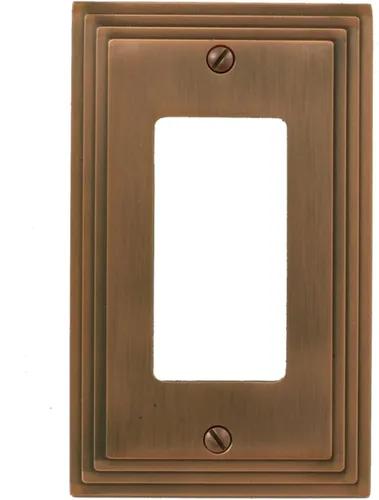 Vista 4 de AMERELLE 84DVB Steps Placa de Pared de Metal Fundido Dúplex Individual en Bronce Envejecido
