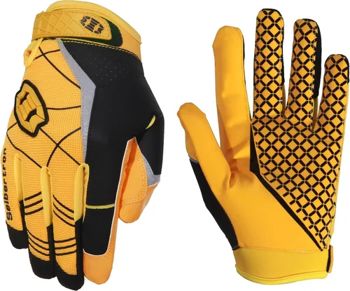 Vista 14 de Seibertron Pro 3.0 Elite Ultra-Stick Football Receiver Gloves, High Performance Non-Slip Sports Gloves for Youth Kids Boys Girls & Adult
