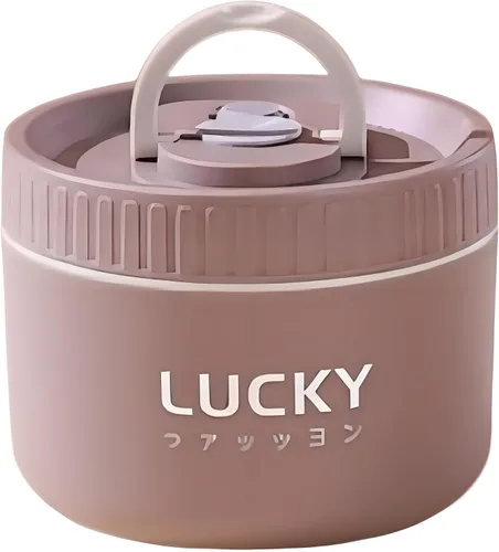 Vista 12 de Lonchera de acero inoxidable, caja bento aislada sellada de 3 niveles para mantener caliente para adultos, contenedor de alimentos térmico