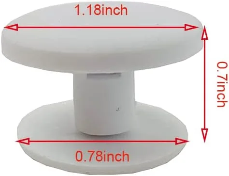 Vista 2 de Bousg Accesorios de remaches de repuesto, cierre a presión de plástico para bolsas de playa, correa de reloj, pulsera, hebilla de máscara, zapatos