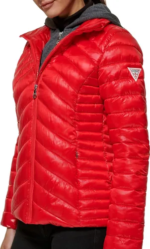 Vista 4 de GUESS Chaqueta ligera plegable para mujer Acolchada, acolchada de transición