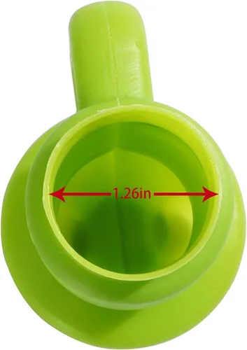 Vista 5 de Tapa de poste para trampolín de 1.26 pulgadas de diámetro para gancho de red, 6 piezas, verde, solo cabe en poste de trampolín de 1.26 pulgadas