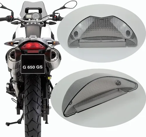 Vista 6 de Compatible con BMW - 2003-2008 F650GS, 2004-2007 F650GS Dakar, 2008-2016 G650GS, 2011-2015 G650GS Sertao; luz trasera LED de freno de la lámpara