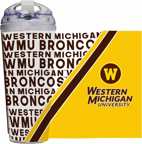 Vista 31 de Rico Industries Taza acrílica NCAA estándar de 24 onzas con tapa con bisagra, taza de doble pared oficialmente licenciada con pajita