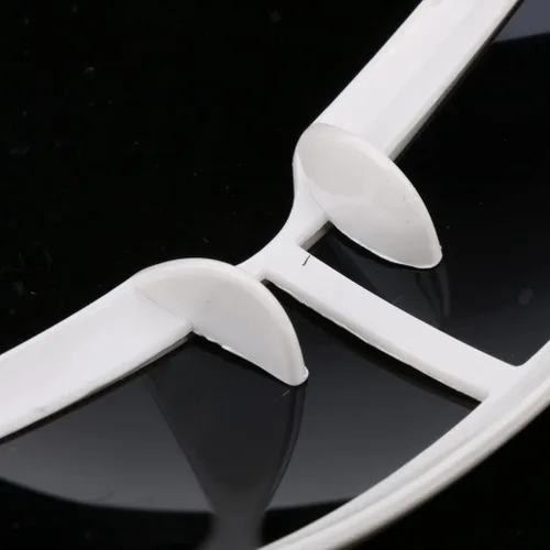 Vista 5 de JDD Gafas de sol futuristas novedosas con espejo monobloque color azul