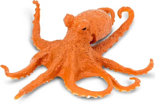 Vista 6 de Safari Ltd. Figura de pulpo – Figura detallada de plástico de 5 pulgadas – Divertido juguete educativo para niños, niñas y niños a partir de 3 años