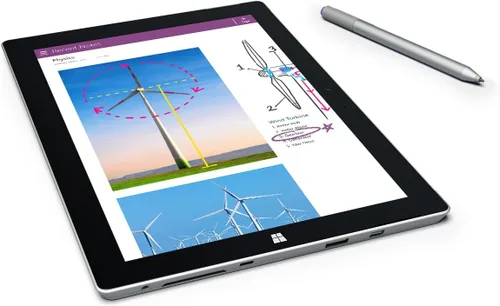 Vista 3 de Microsoft Tablet Surface 3 (10,8 pulgadas, 64 GB, Intel Atom, Windows 10)