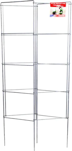 Vista 2 de Jaula de Vegetales Plegable Cuadrada Cedar Ridge – Soporte de Plantas de Alta Resistencia para Contenedores y Jardines de Espacios Pequeños – Ideal