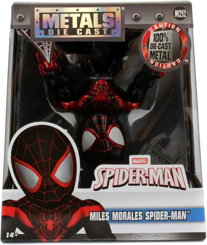 Vista 7 de Jada Toys Metals Marvel - Figura clásica de 4 pulgadas - Morales (M252) figura de juguete