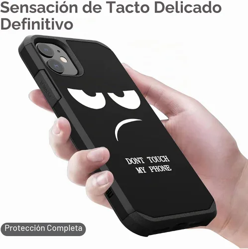Vista 6 de Funda para iPhone 11, [Don't Touch My Phone] para niños y niños