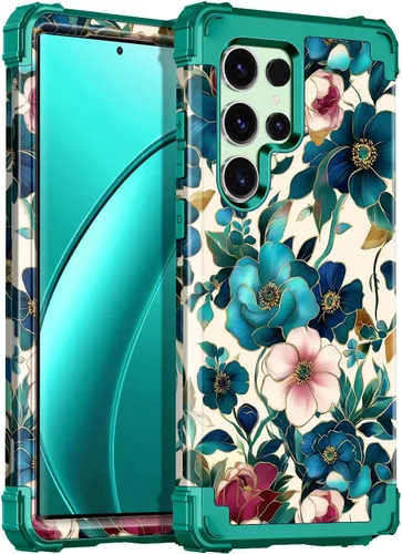 Vista 23 de Hekodonk Funda para Galaxy A15 5G, tres capas de alta resistencia a prueba de golpes, plástico duro+silicona suave, funda protectora de cuerpo Todo